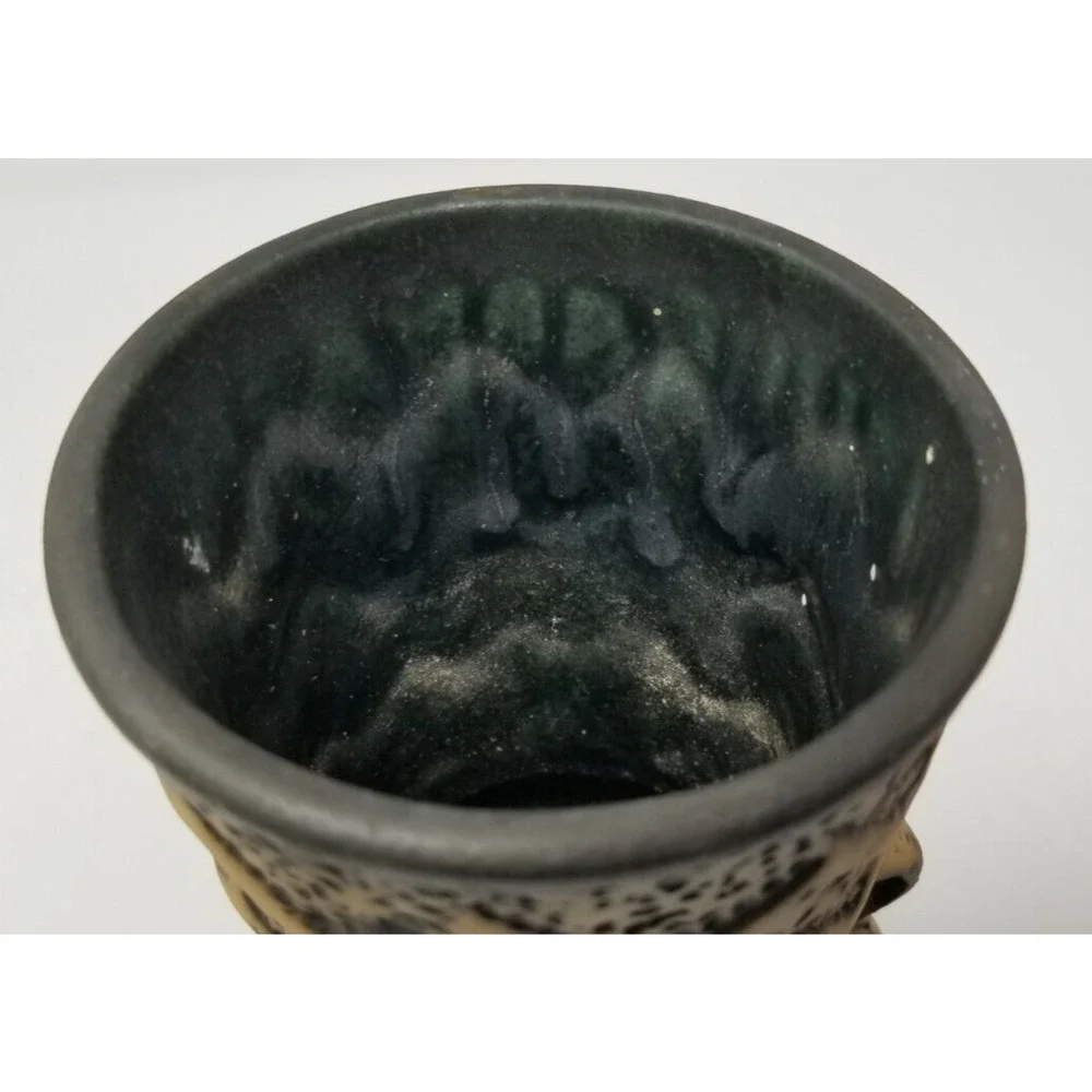 VTG MCM Jasba West Germany Antik Series Art Pottery Vase Zig Zag 151/21